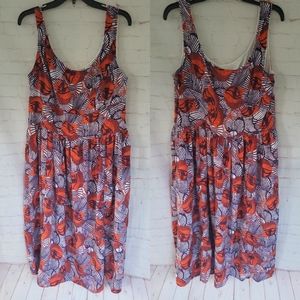 Eshakti Batik Lotus Plus Size Dress